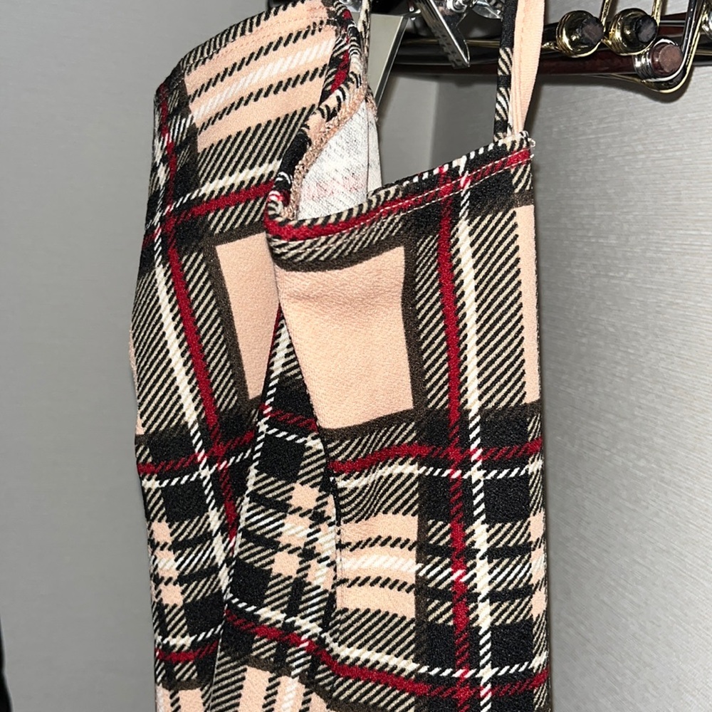 plaid medium dress